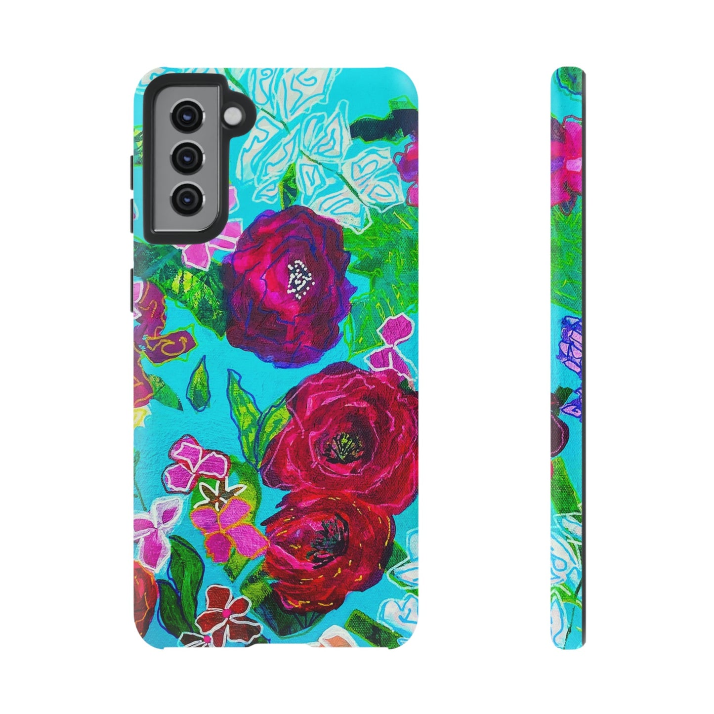 Bora Bora Flora Tough Phone Case