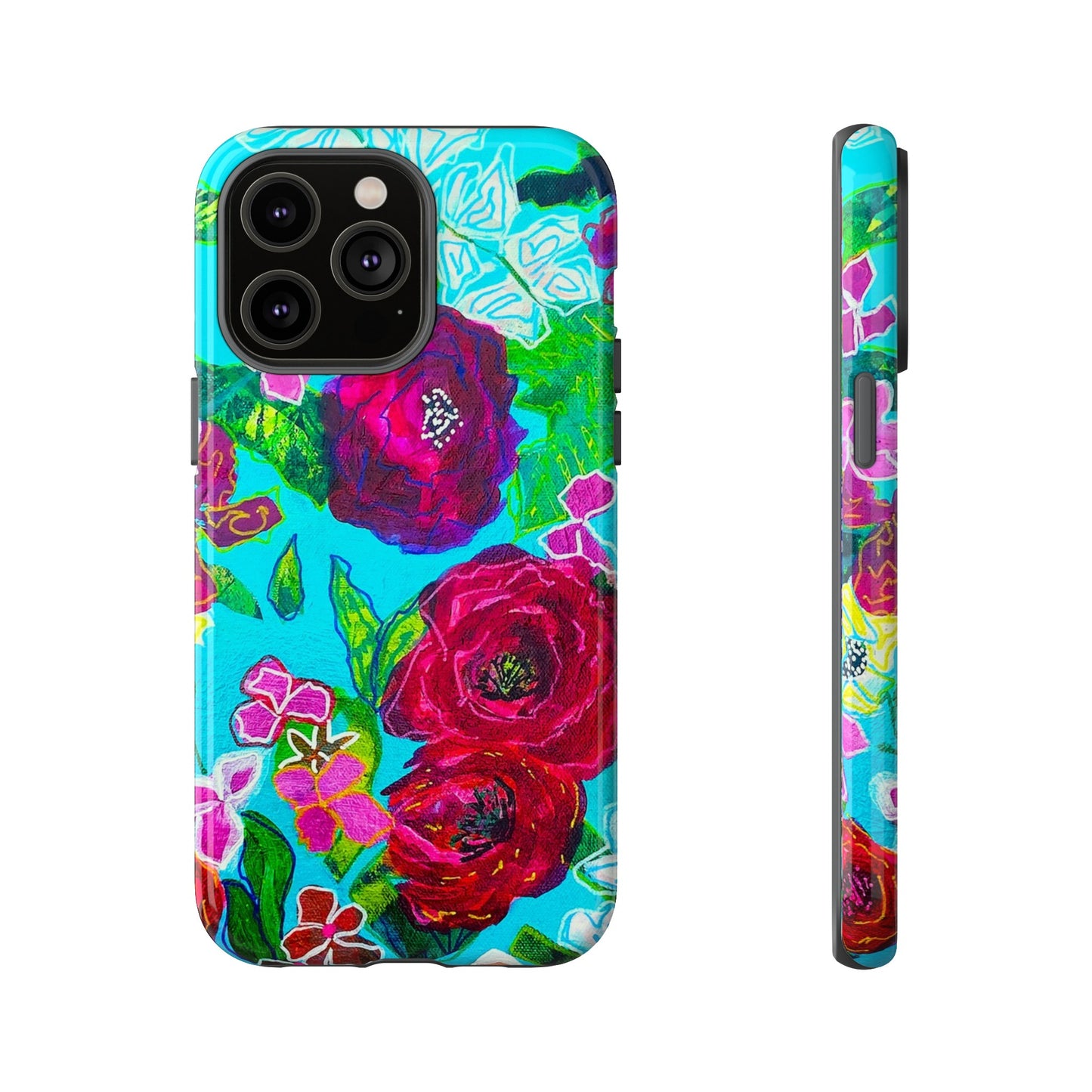 Bora Bora Flora Tough Phone Case