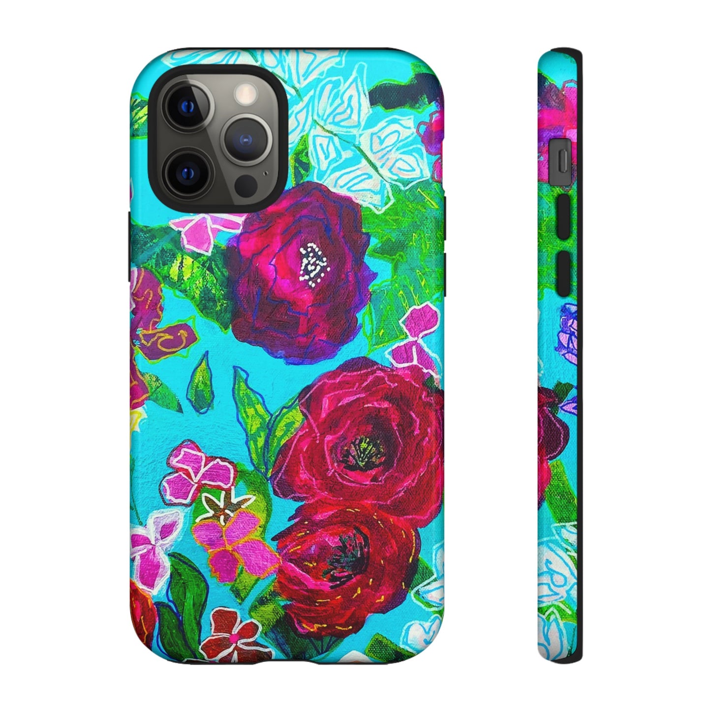 Bora Bora Flora Tough Phone Case