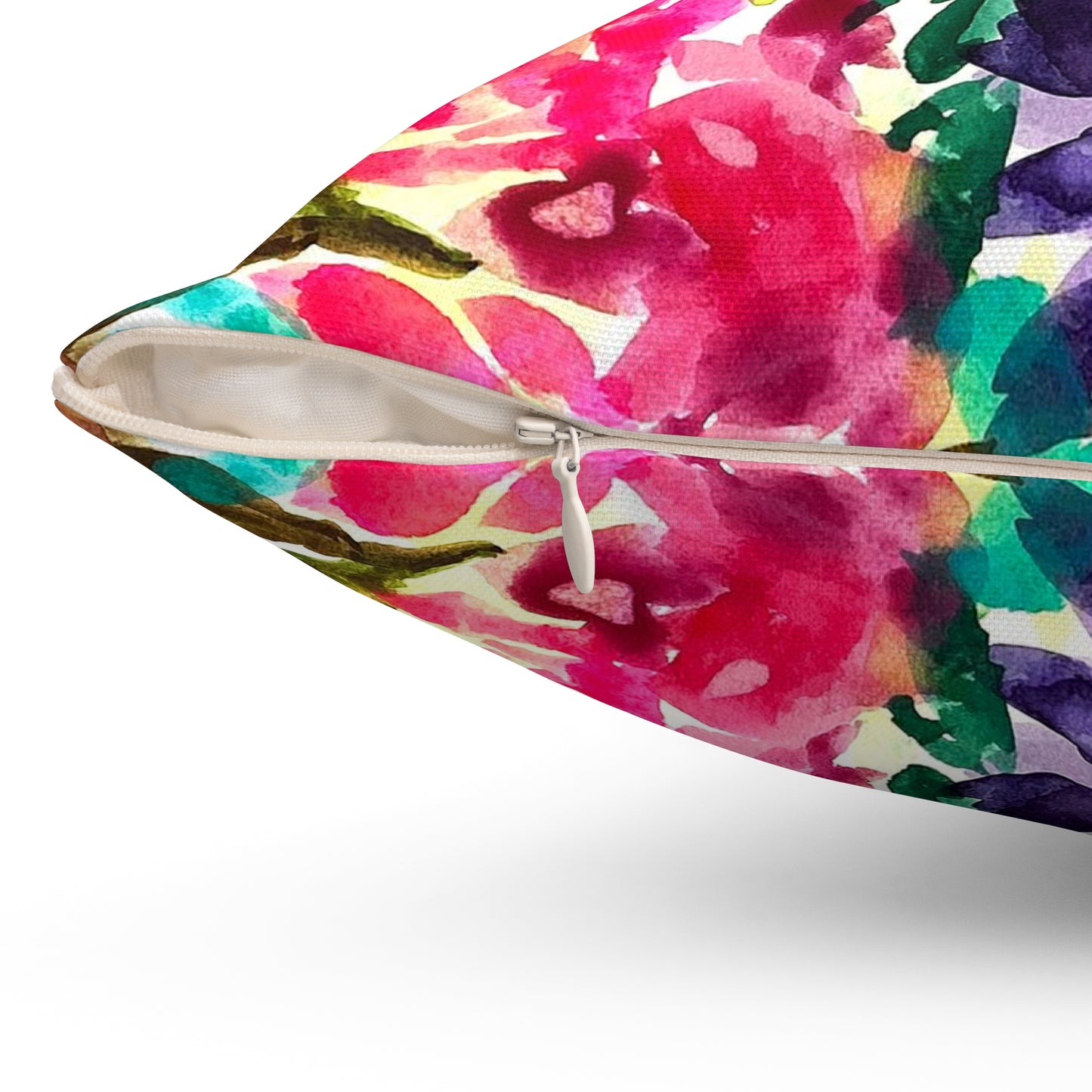 Floral Fusion Throw Pillow