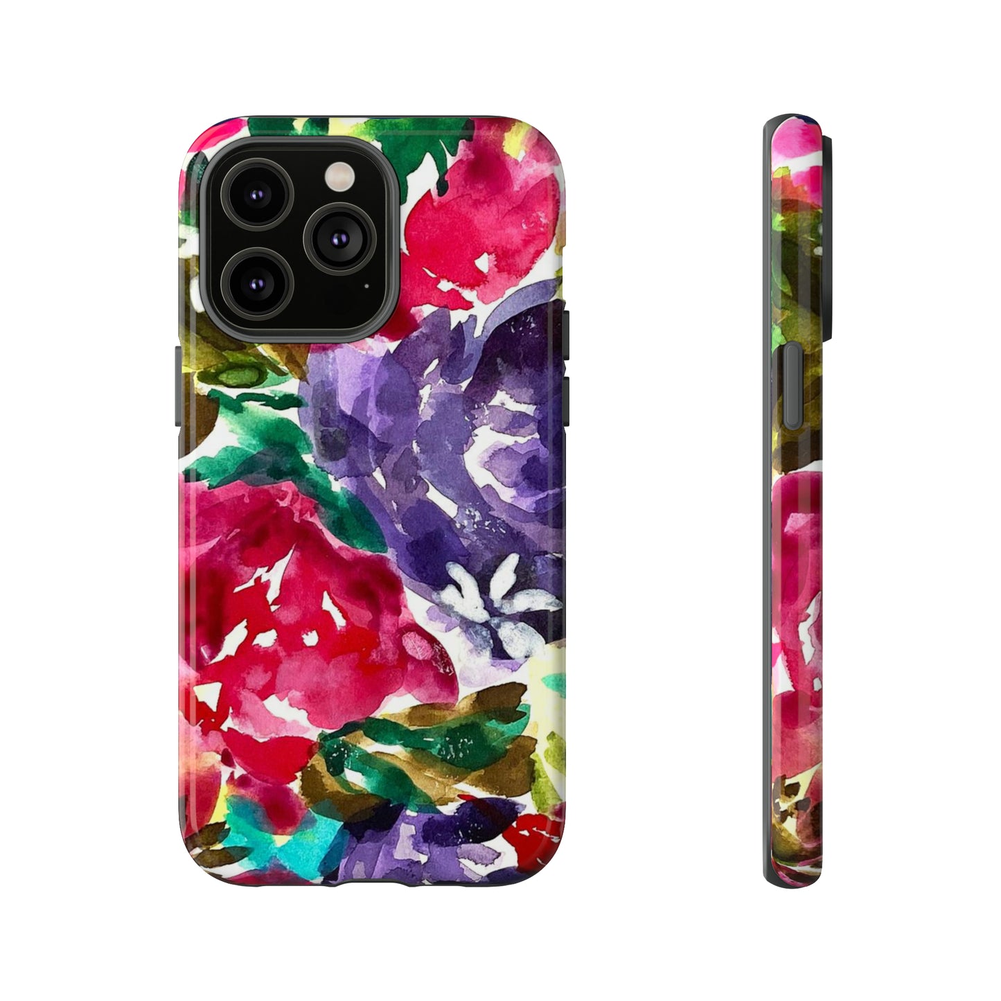 Floral Fusion Tough Phone Case