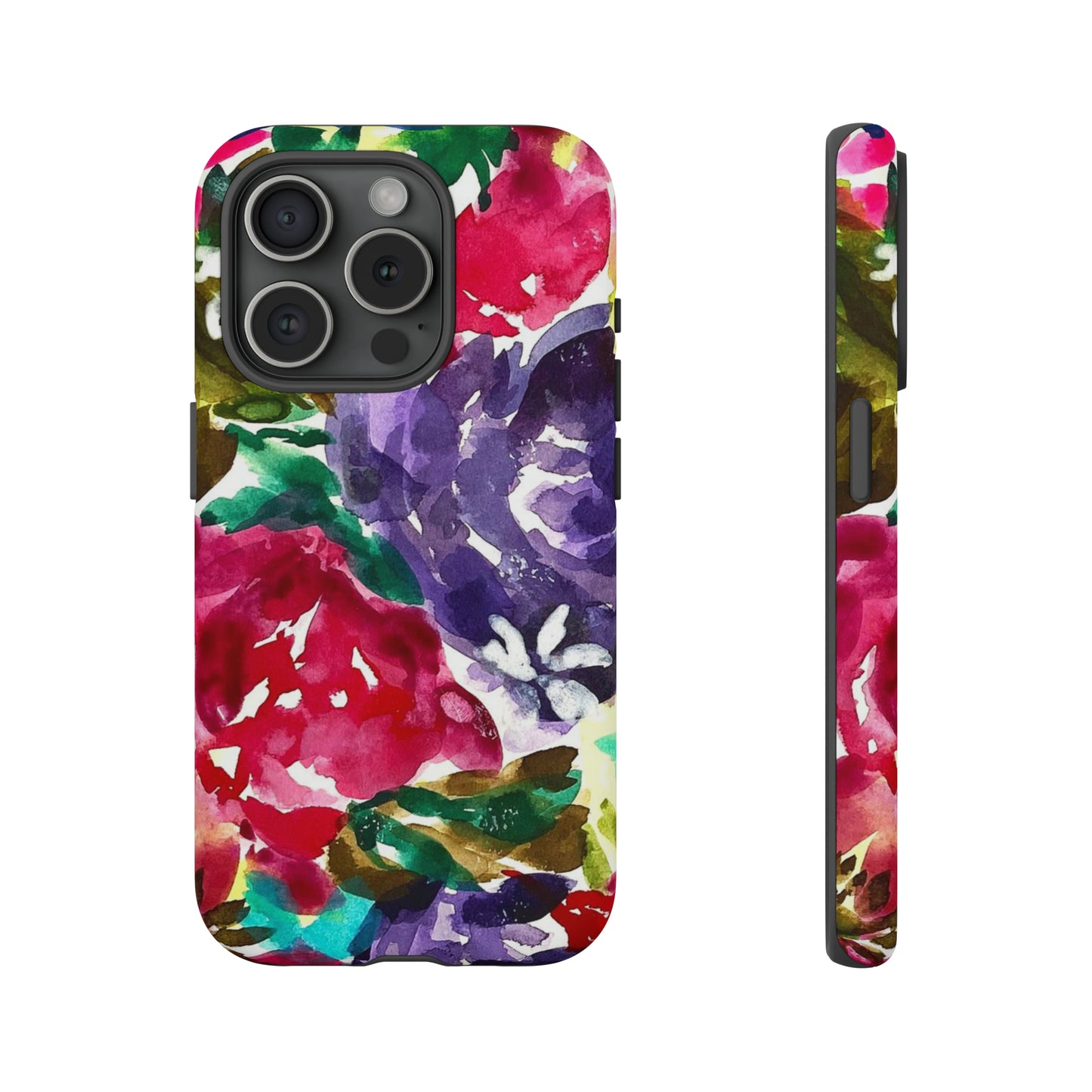 Floral Fusion Tough Phone Case