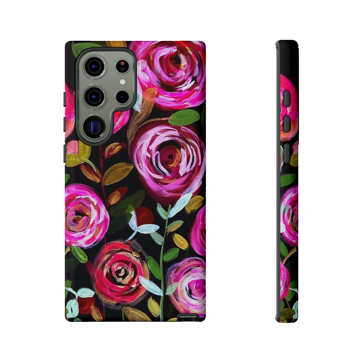 Midnight Blossoms Tough Phone Case