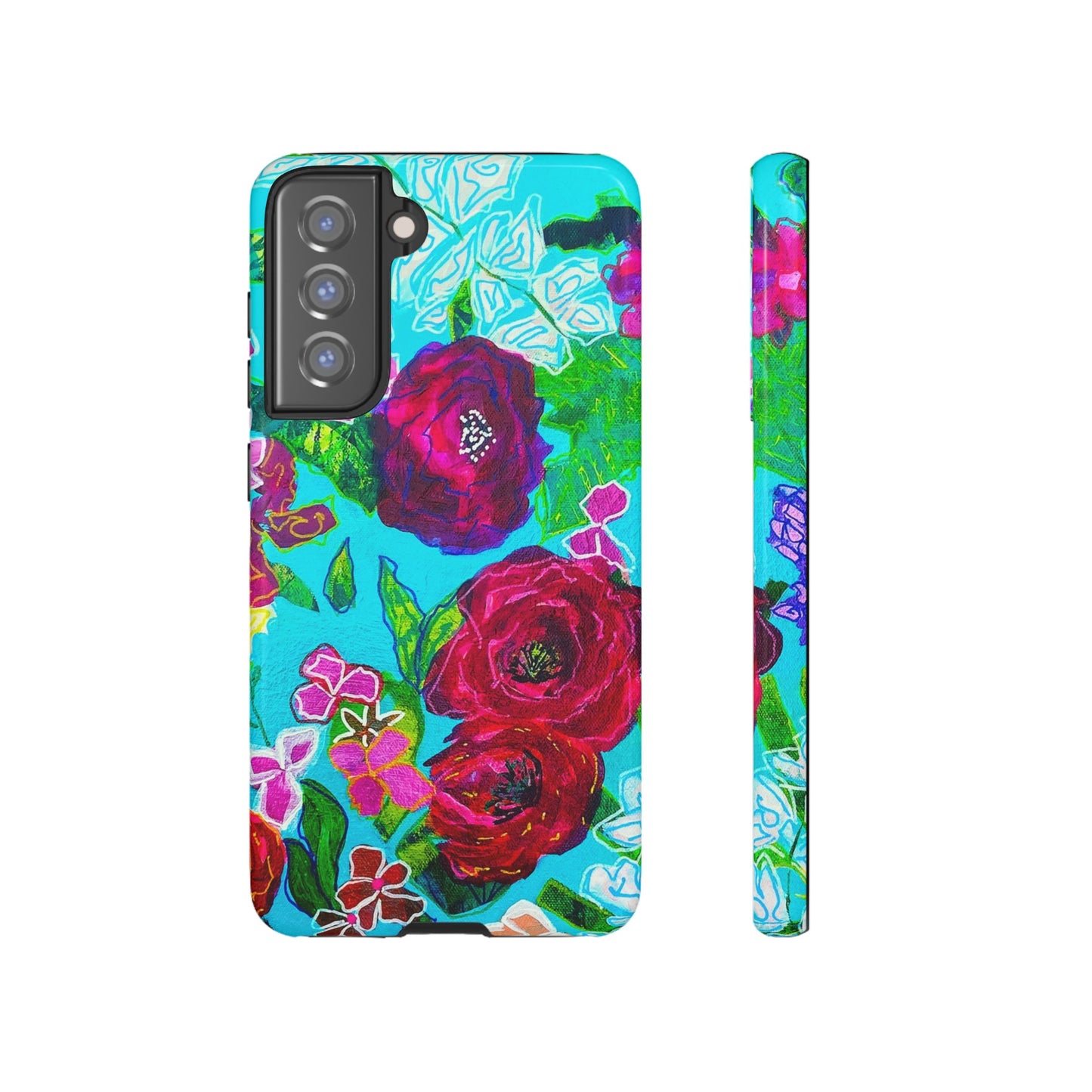 Bora Bora Flora Tough Phone Case