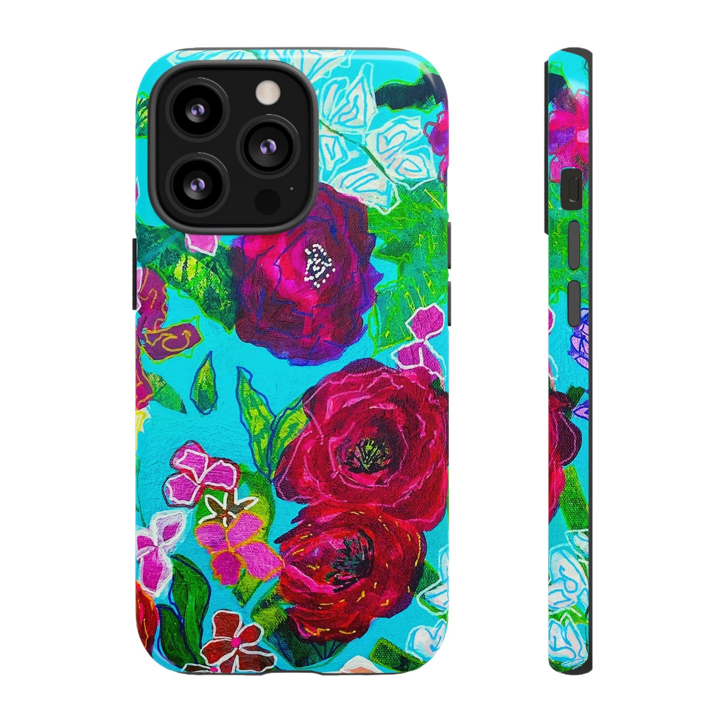 Bora Bora Flora Tough Phone Case