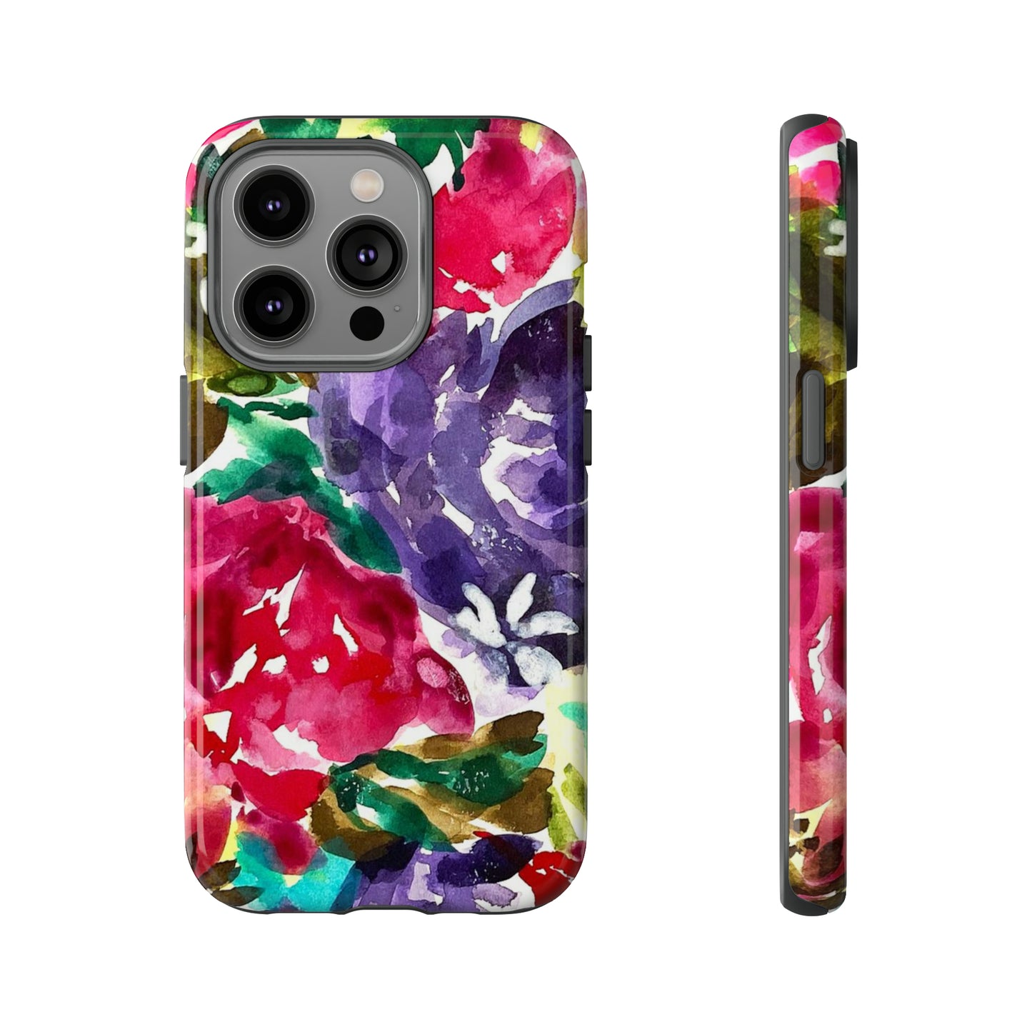 Floral Fusion Tough Phone Case