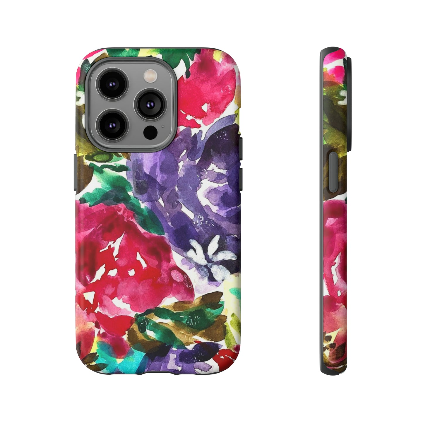 Floral Fusion Tough Phone Case