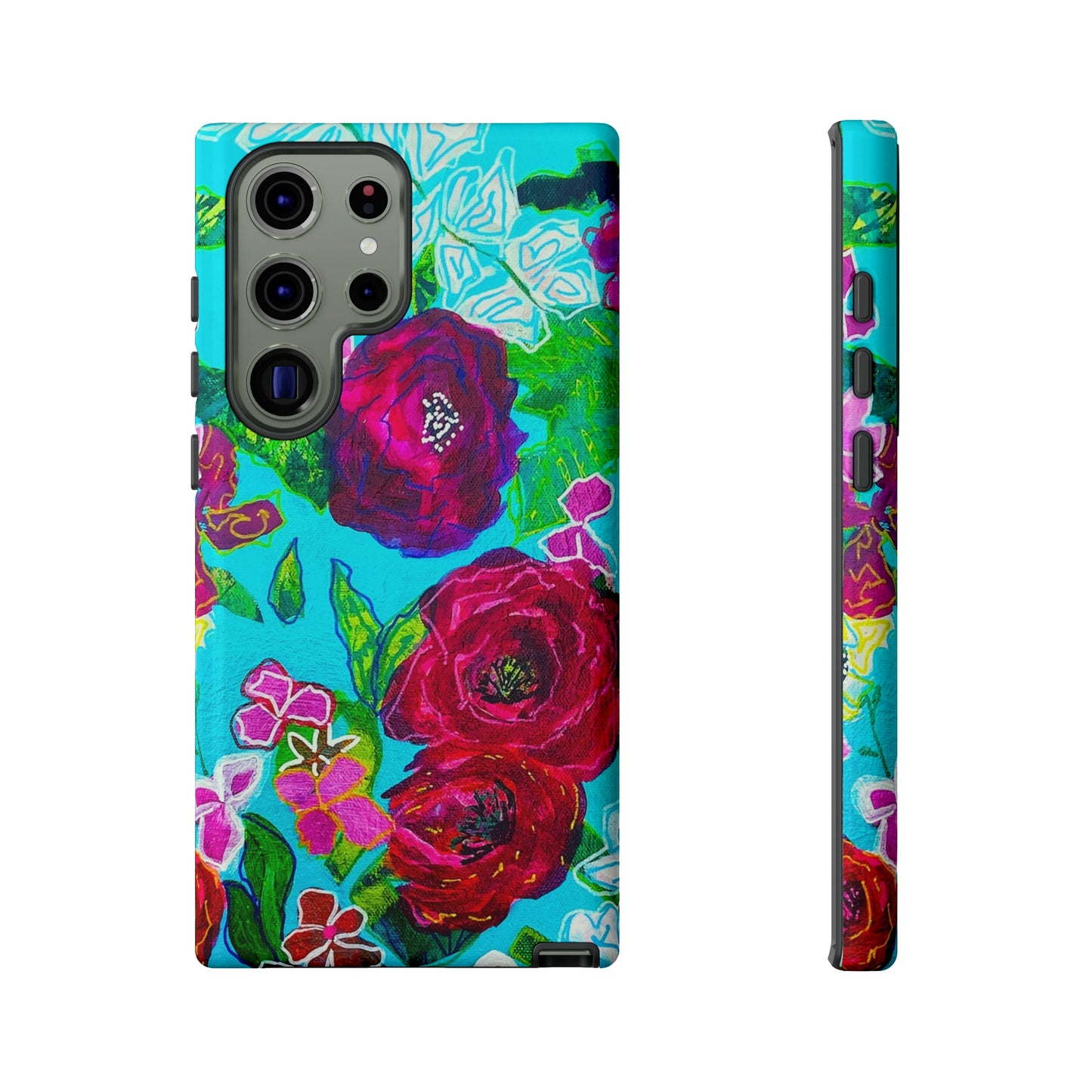 Bora Bora Flora Tough Phone Case