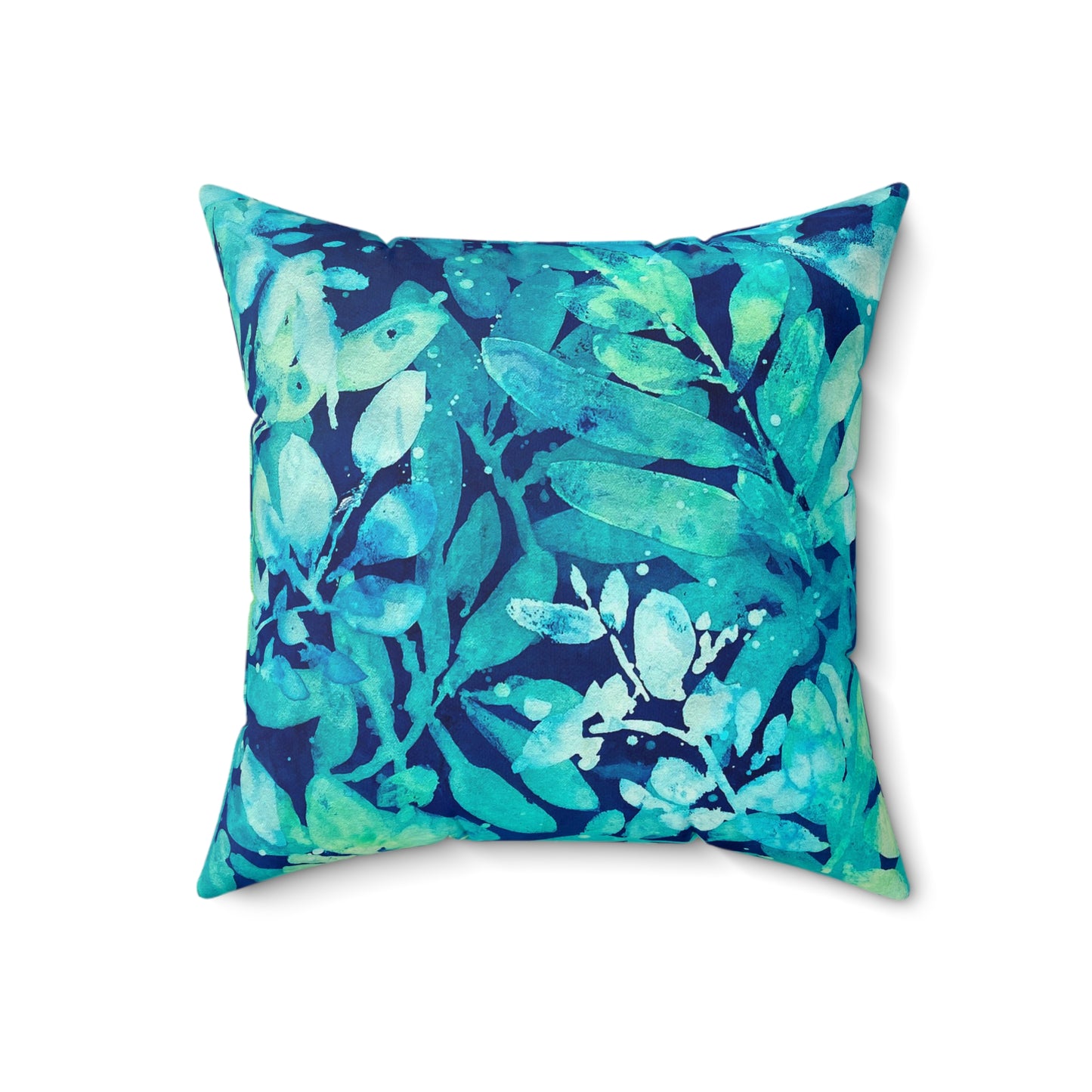 Atlantic Blue Throw Pillow