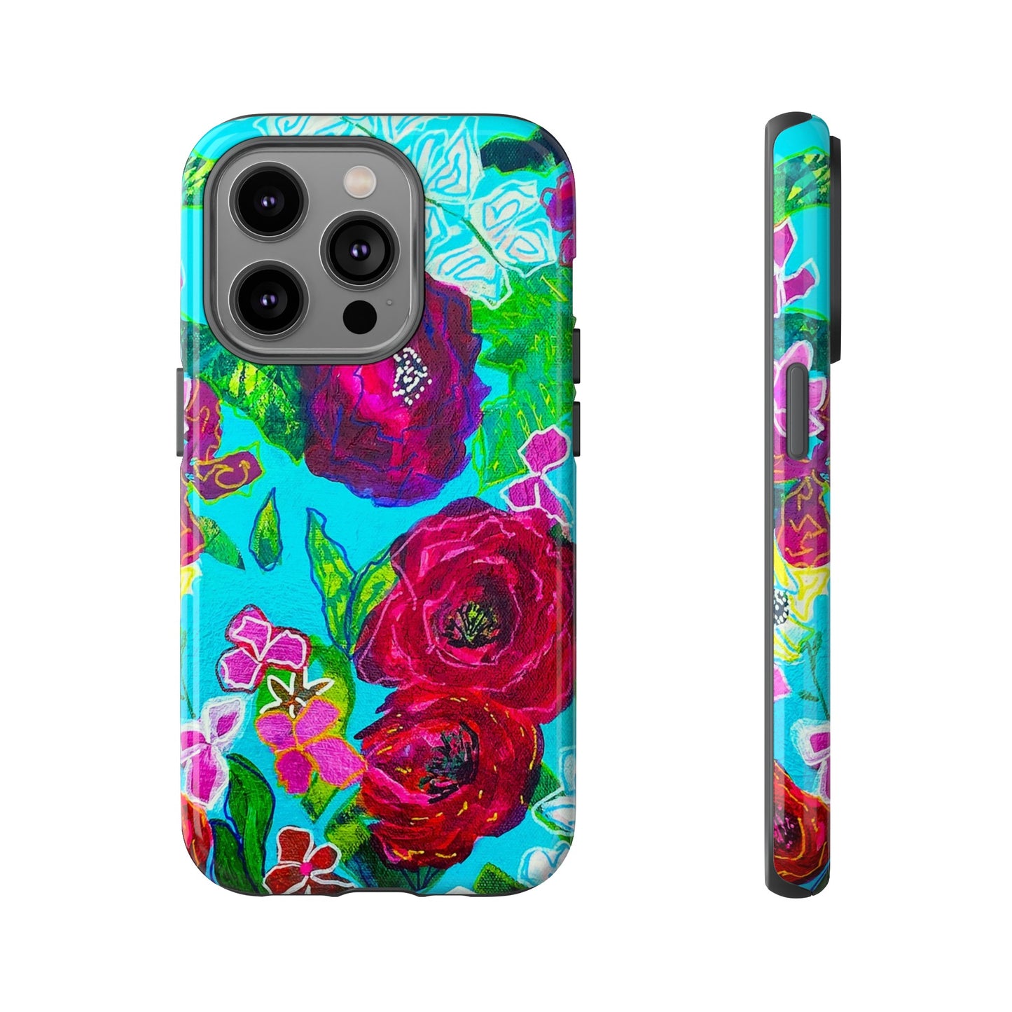 Bora Bora Flora Tough Phone Case