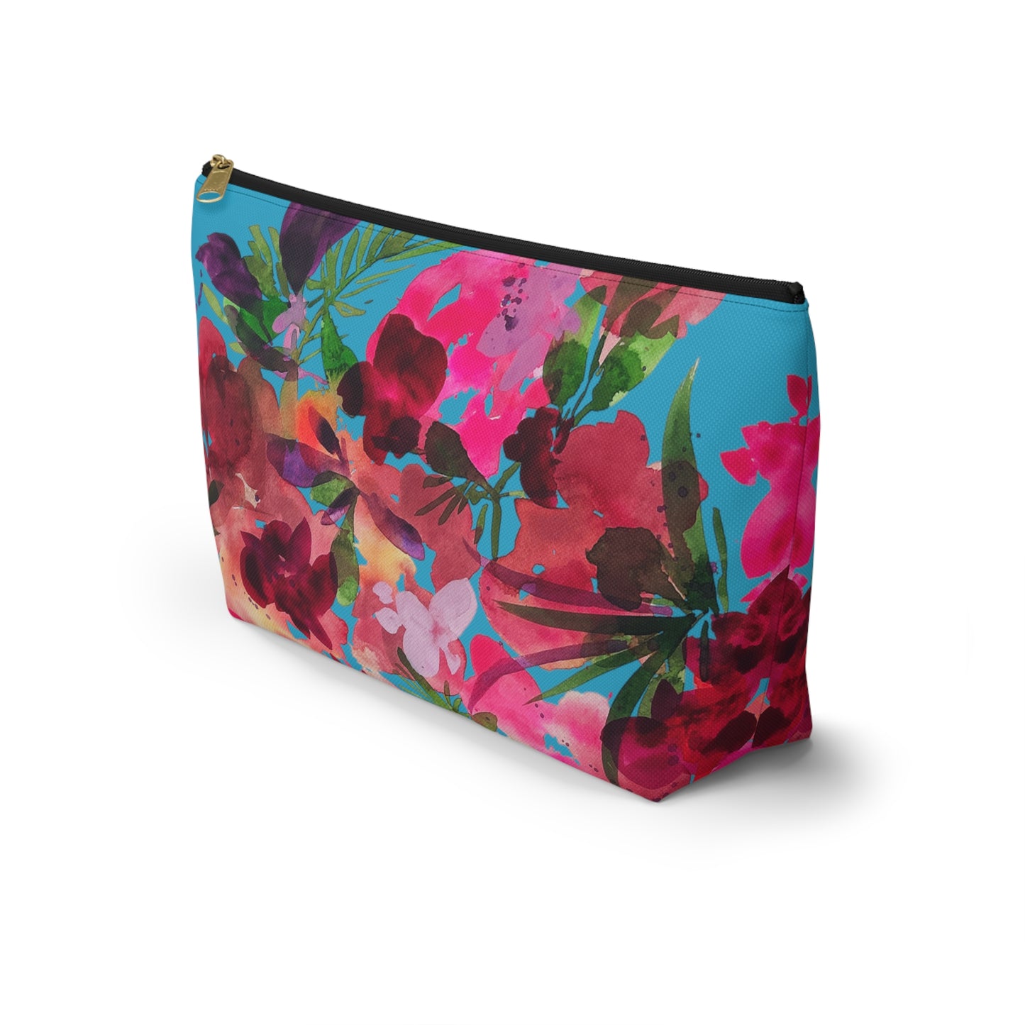 MayFlowers Turquoise Accessory Bag