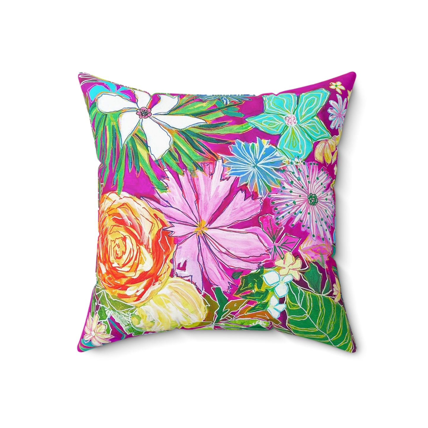 Siesta Key Square Throw Pillow