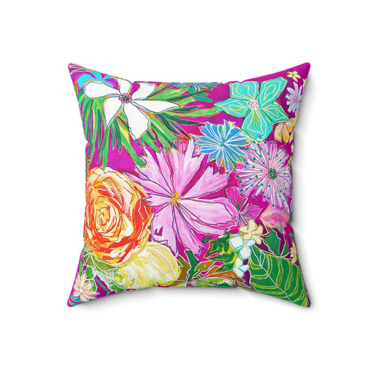 Siesta Key Square Throw Pillow