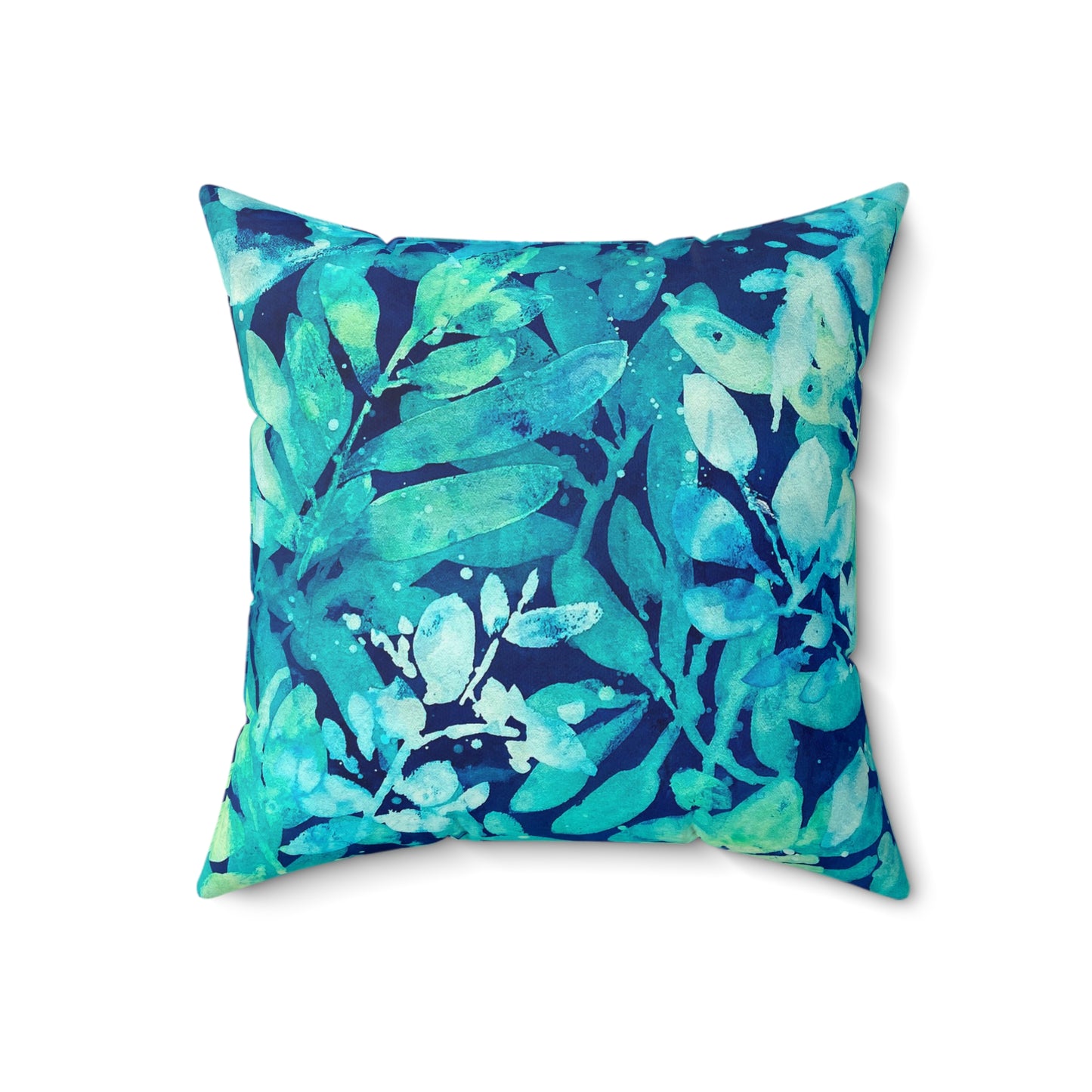 Atlantic Blue Throw Pillow