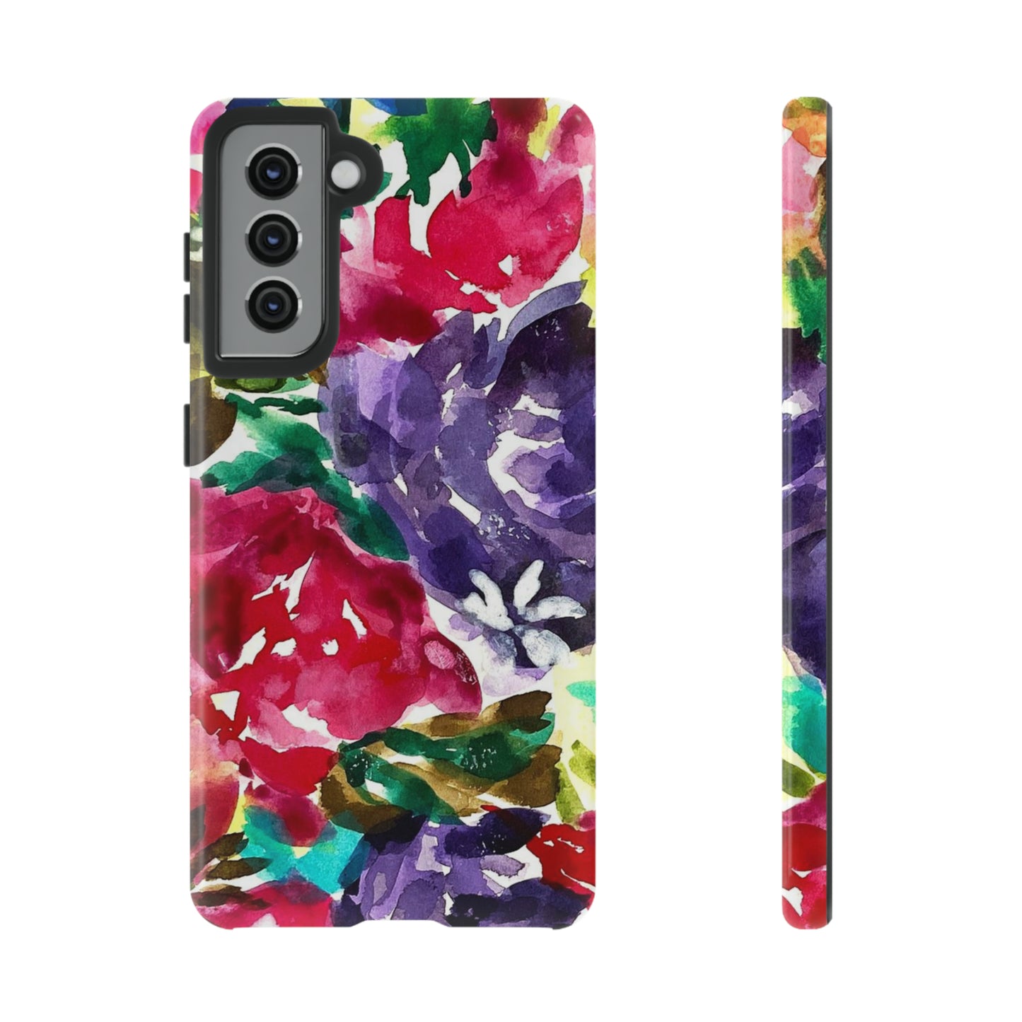 Floral Fusion Tough Phone Case