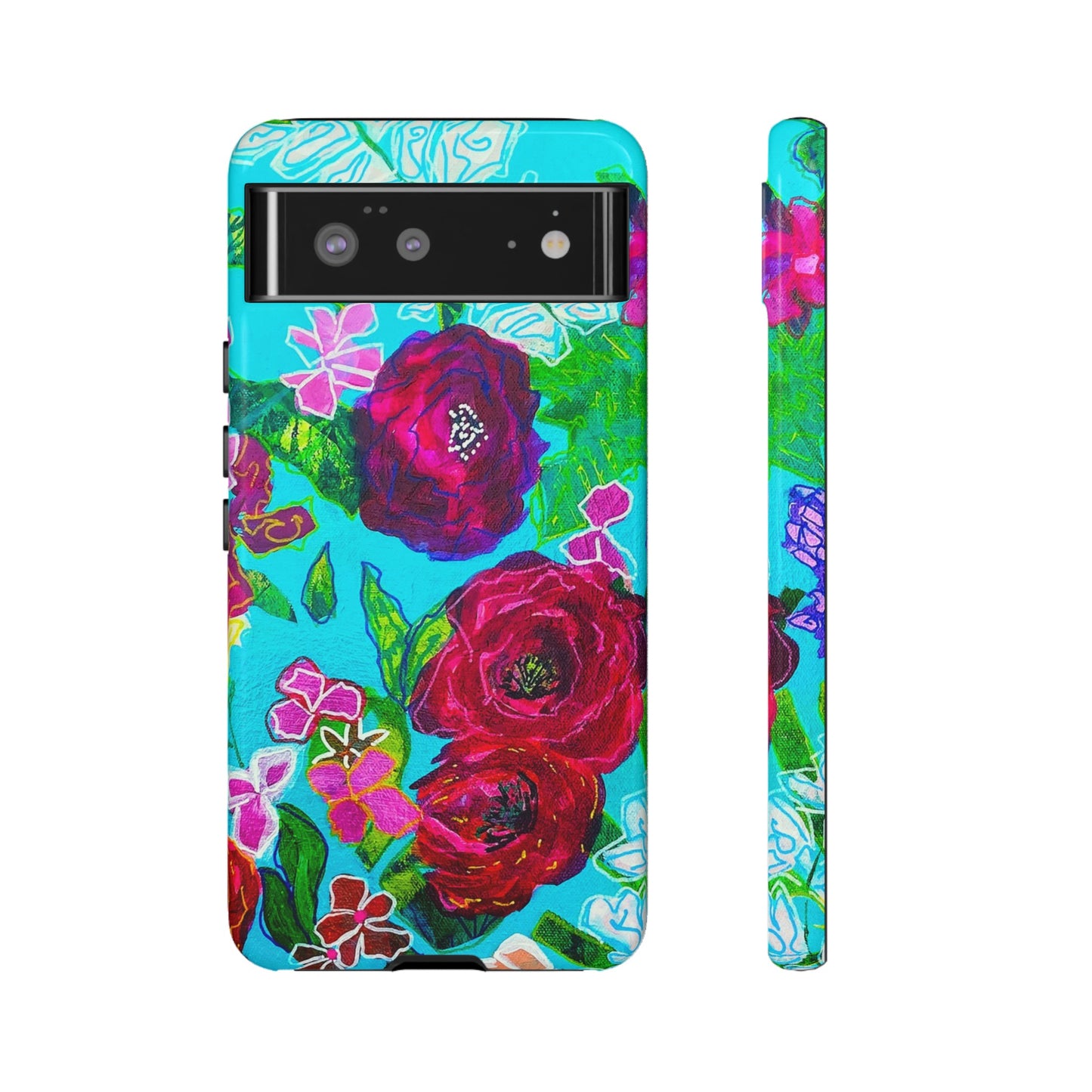 Bora Bora Flora Tough Phone Case