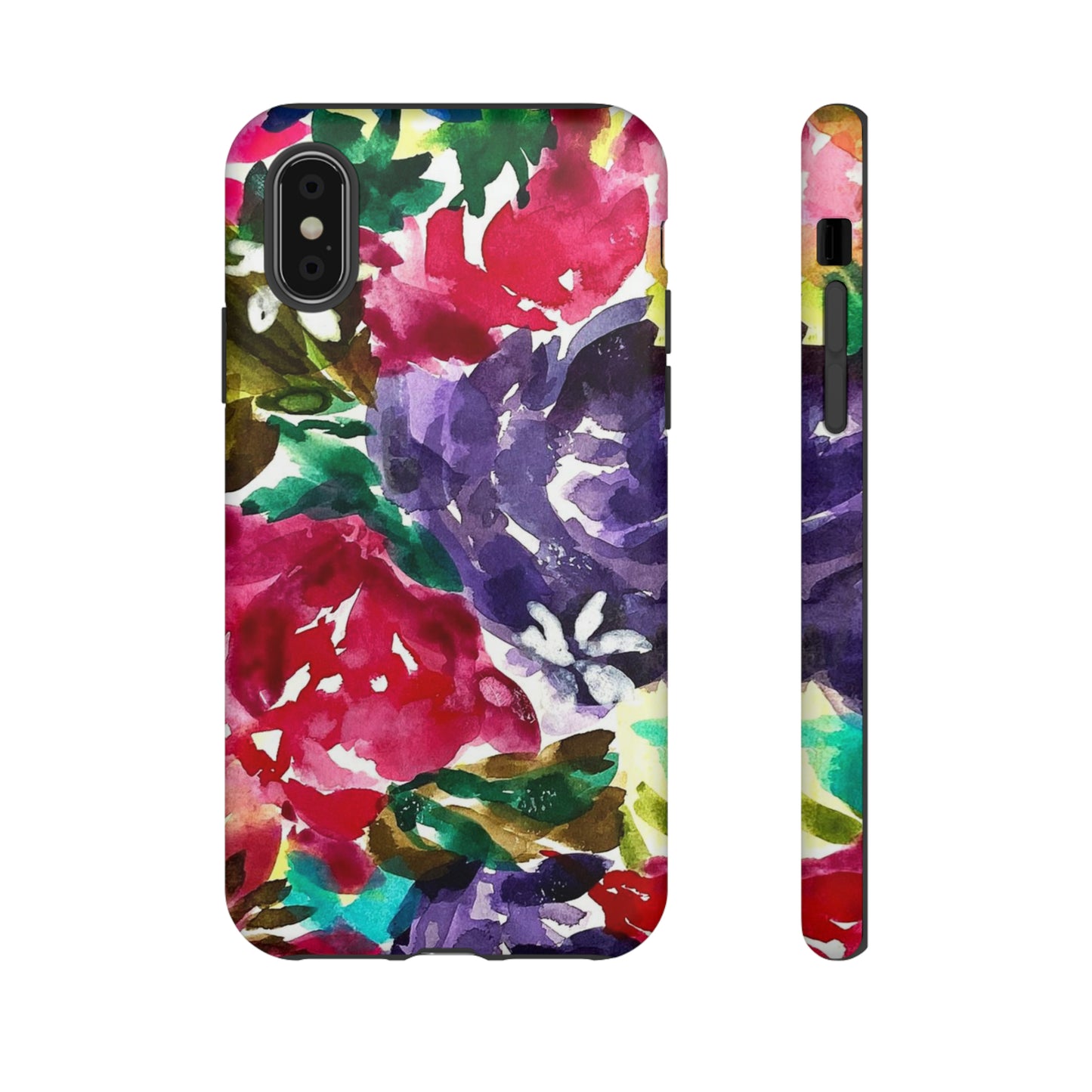 Floral Fusion Tough Phone Case