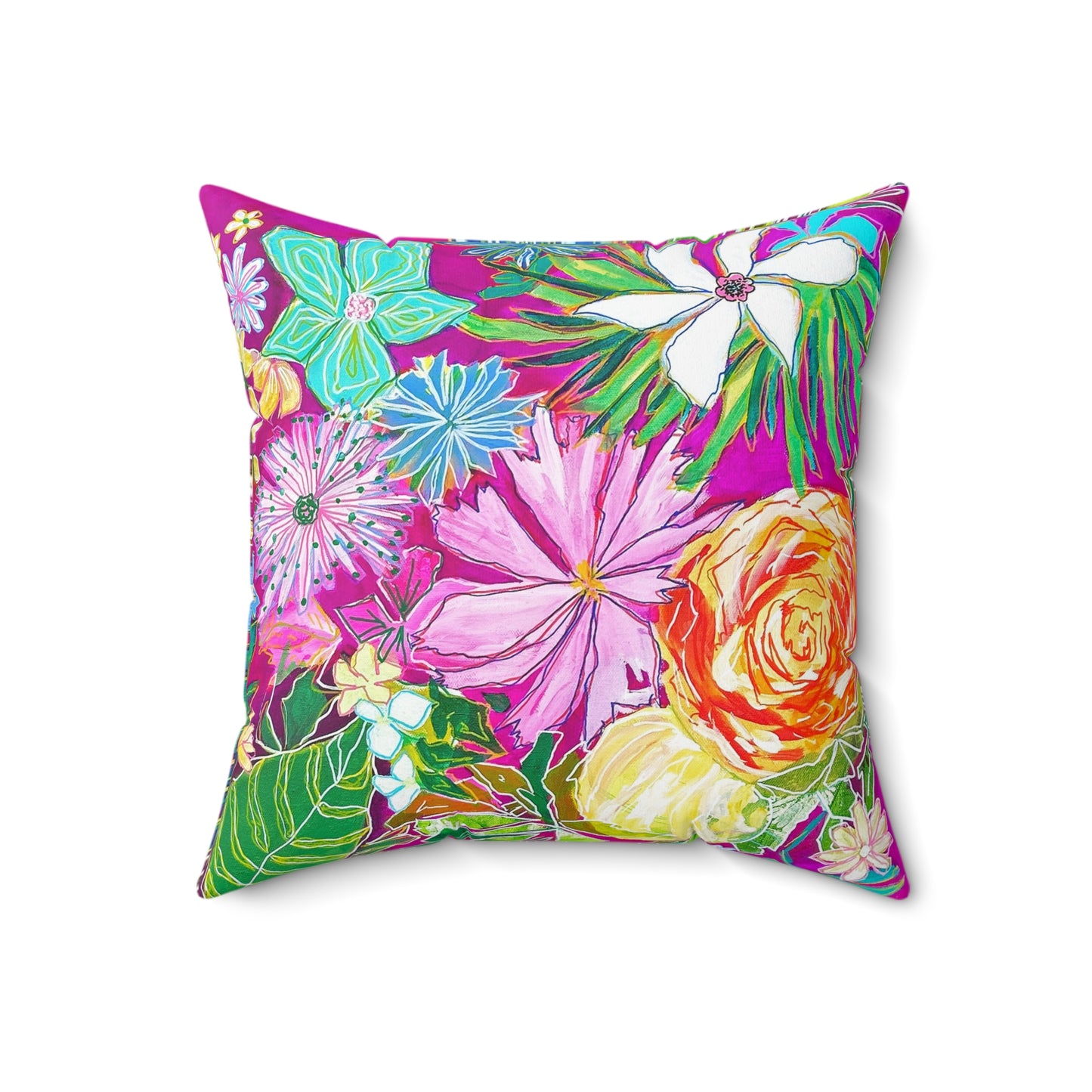 Siesta Key Square Throw Pillow