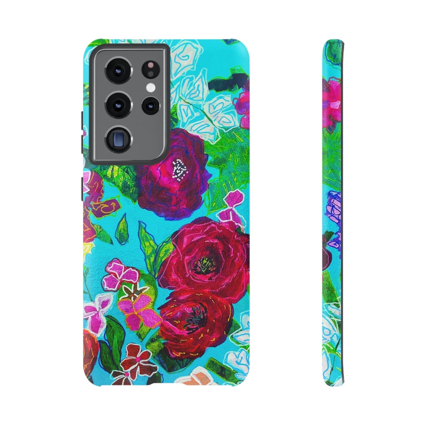 Bora Bora Flora Tough Phone Case