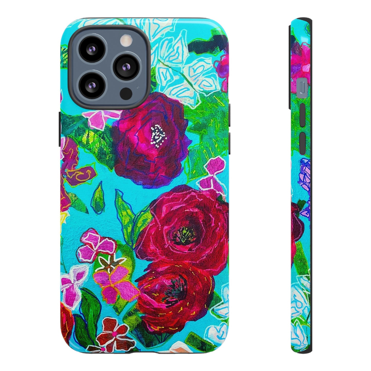 Bora Bora Flora Tough Phone Case