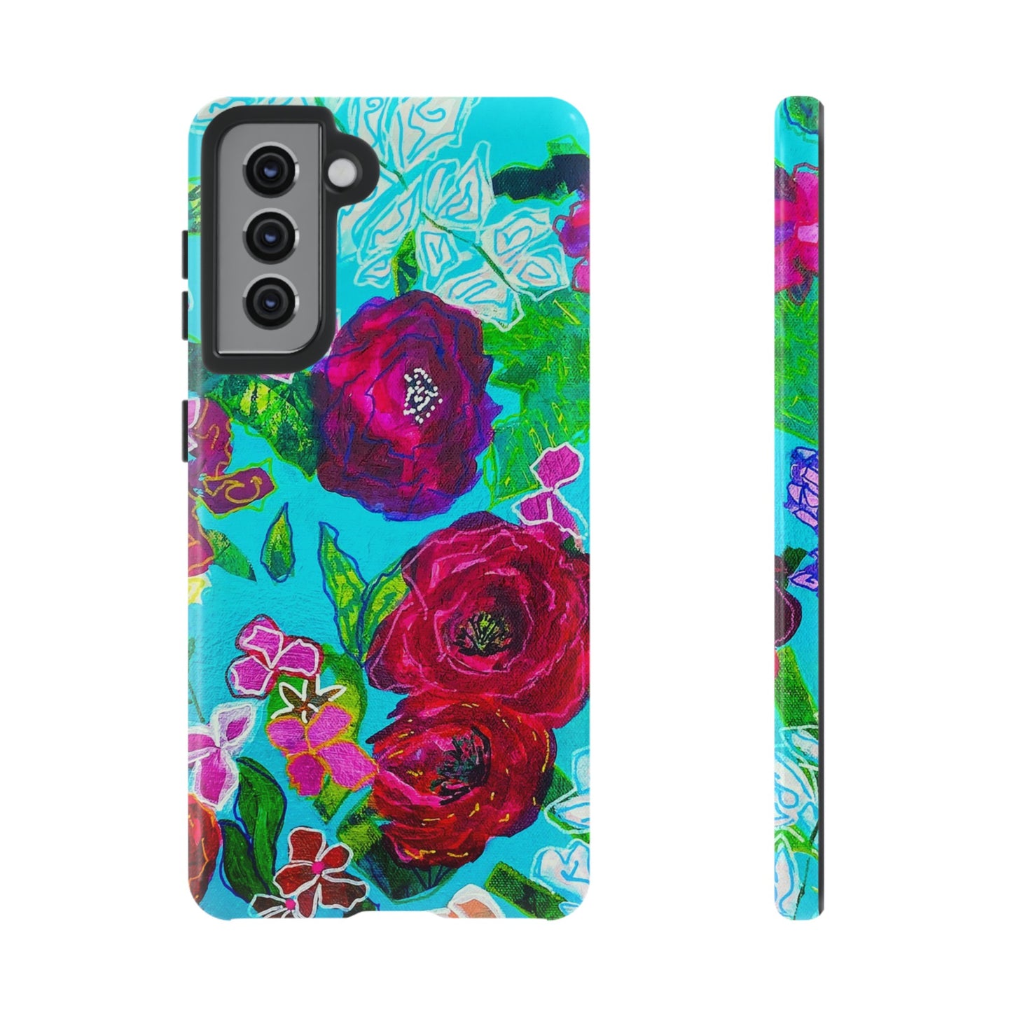 Bora Bora Flora Tough Phone Case