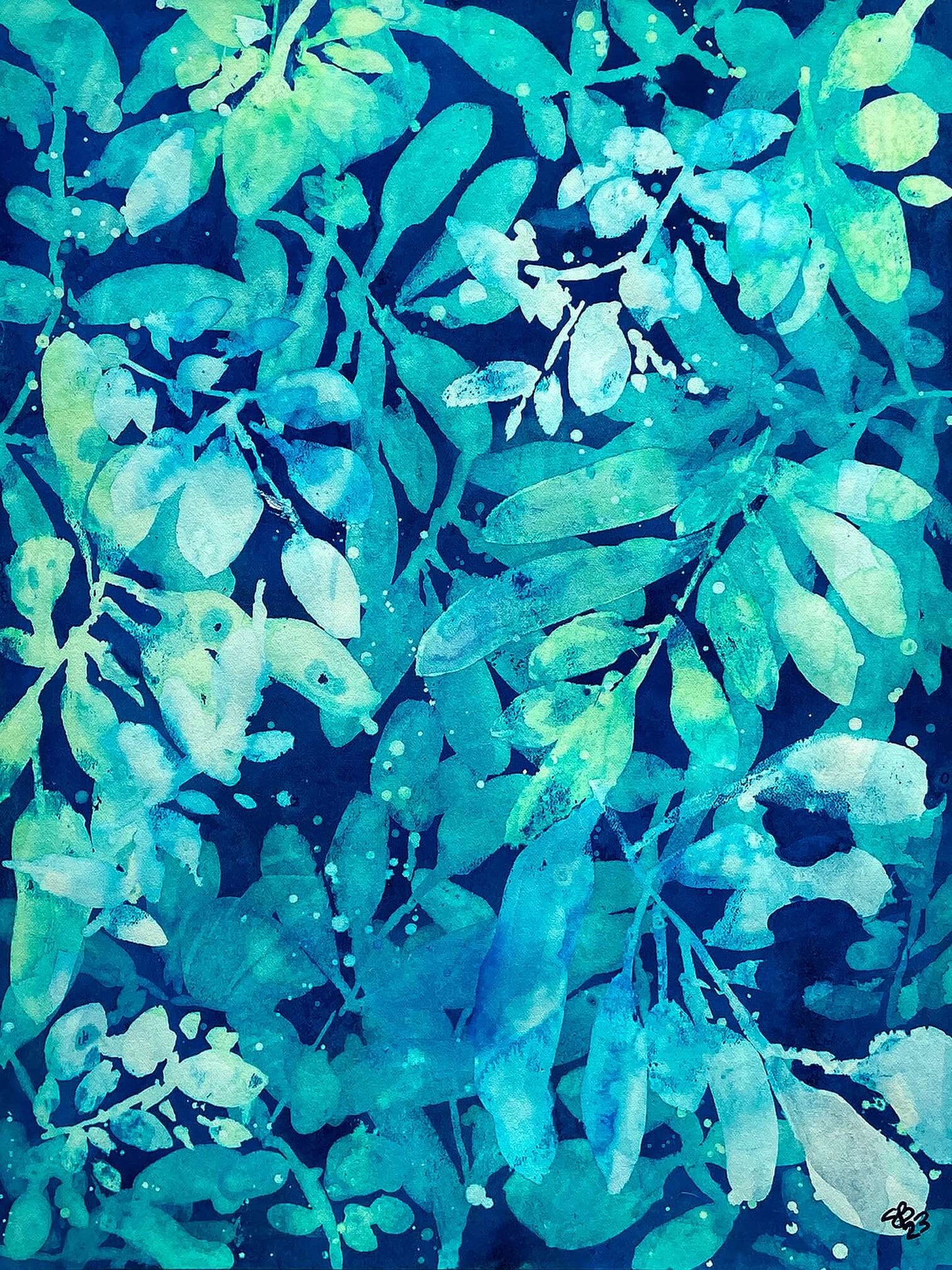 Atlantic Blue Giclée Fine Art Paper Print