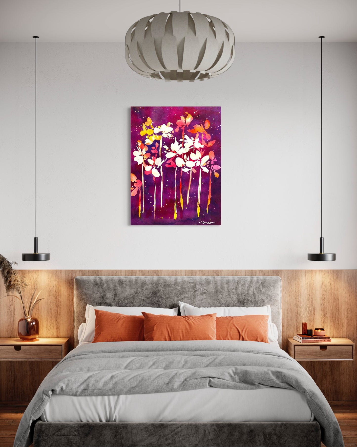 Galaxy Garden Giclée Canvas Print