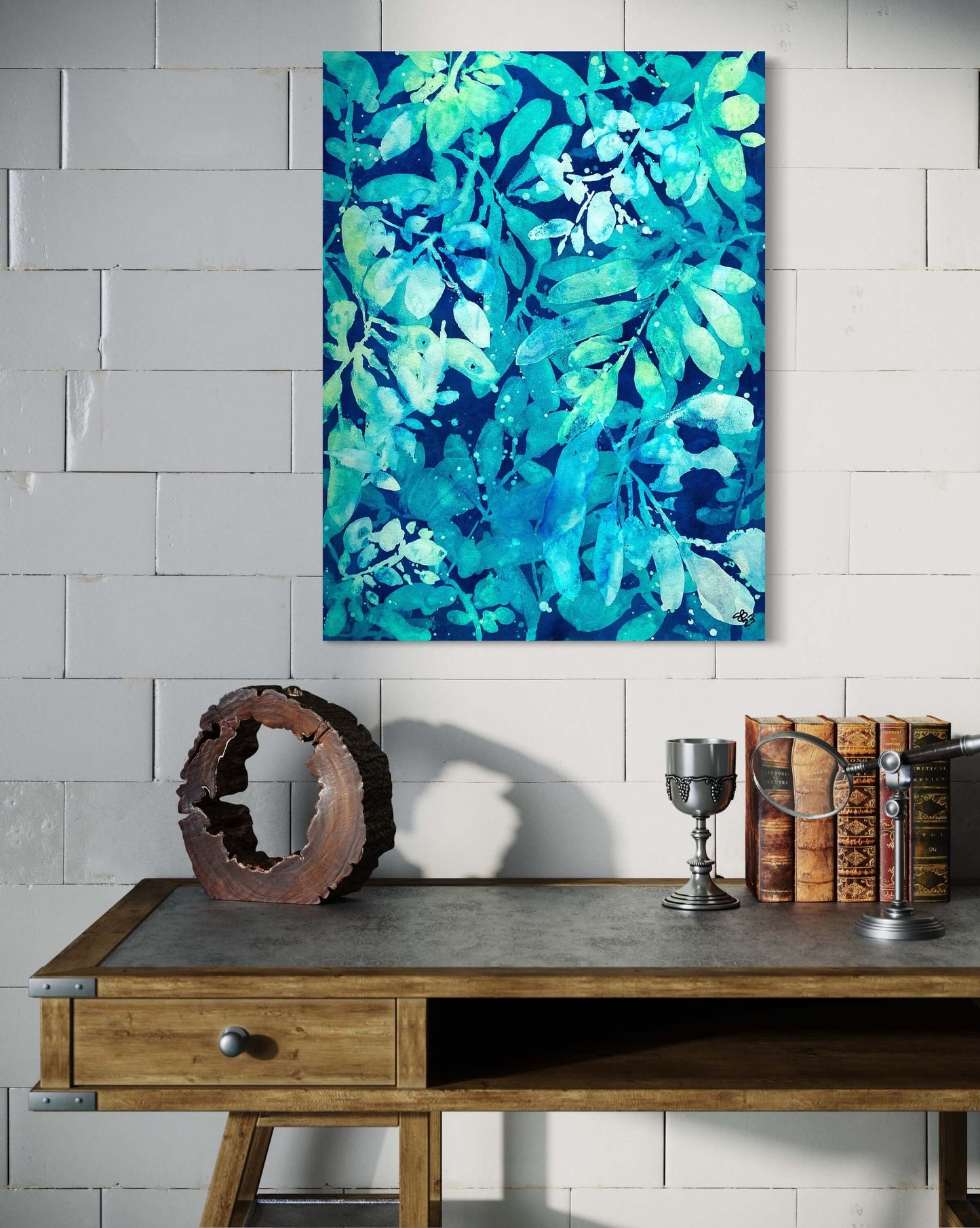 Atlantic Blue Giclée Canvas Print