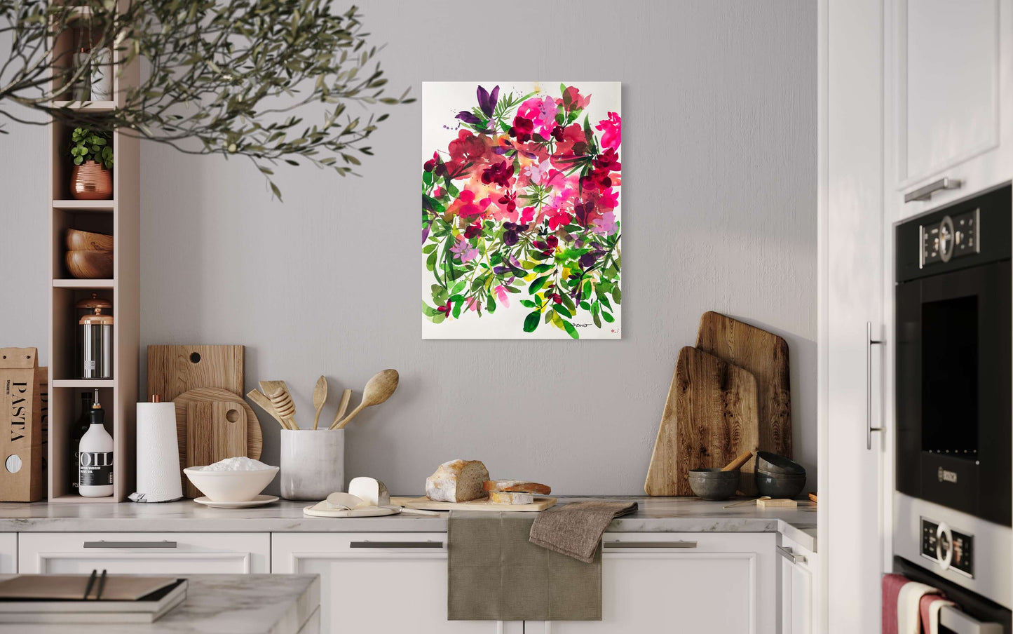 MayFlowers Giclée Canvas Print